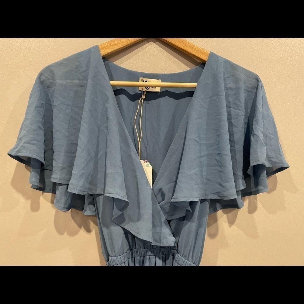NWT Show Me Your Mumu Blue Audrey Maxi Dress Size S - Picture 4 of 13